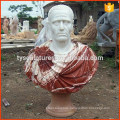 western life size white marble stone bust sculpture old man head statue